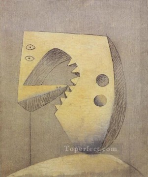  s - Face 1926 cubist Pablo Picasso